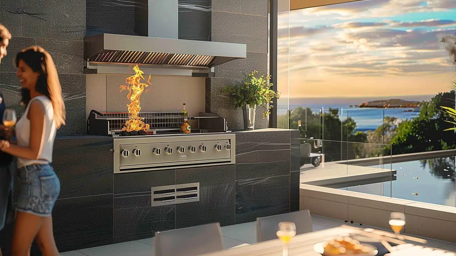 Stainless Steel built in braai