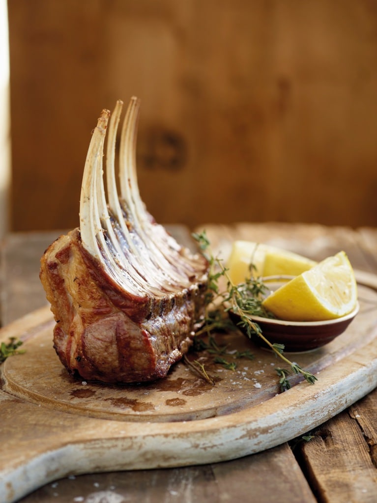 Braaied Rack of Lamb Braai Culture
