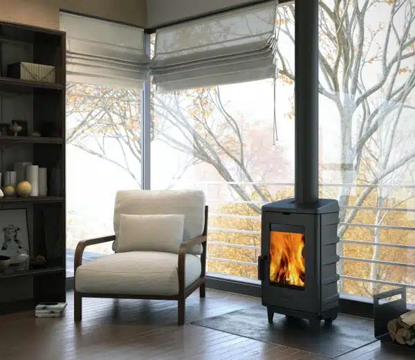 Dovre BRUT 200 Closed Combustion Cast Iron Fireplace - Image 3