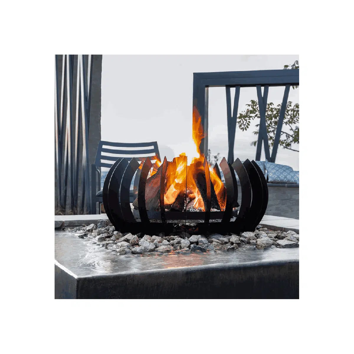 Chad-O-Chef Fire Blade Curved Firepit Burner (Gas Burning) - Image 7