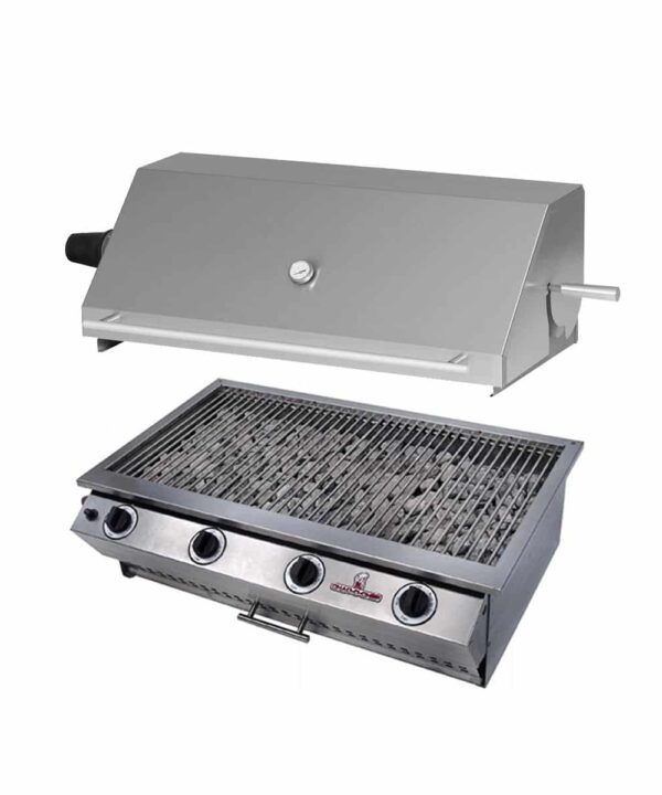 Chad-O-Chef Sizzler - 4 burner Gas Braai (With Rotisserie Dome)