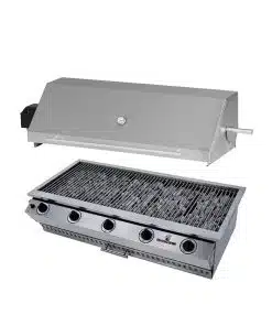 Chad-O-Chef Sizzler - 5 Burner Gas Braai (With Rotisserie Dome)