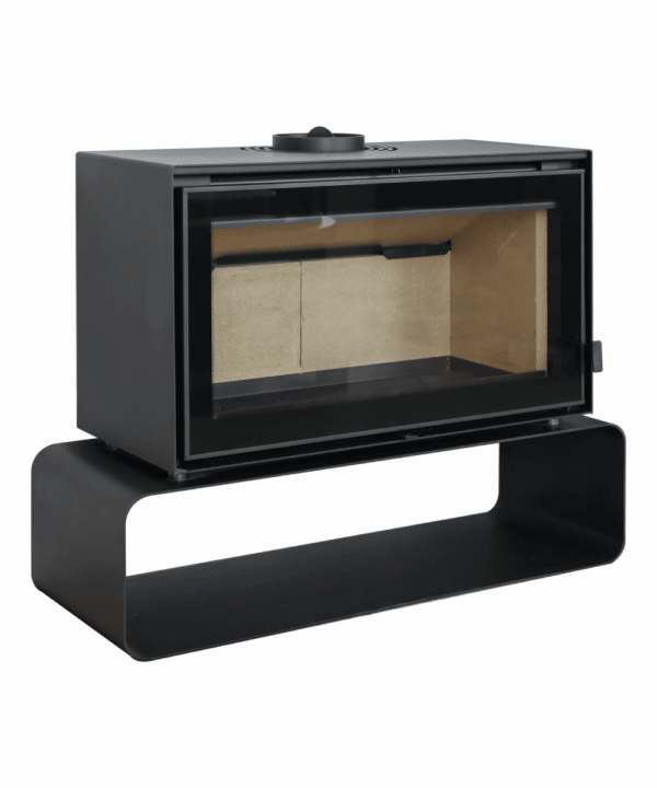 FLAMM I1000 – Closed Combustion Freestanding Fireplace on Log Base (14 - 17kW)
