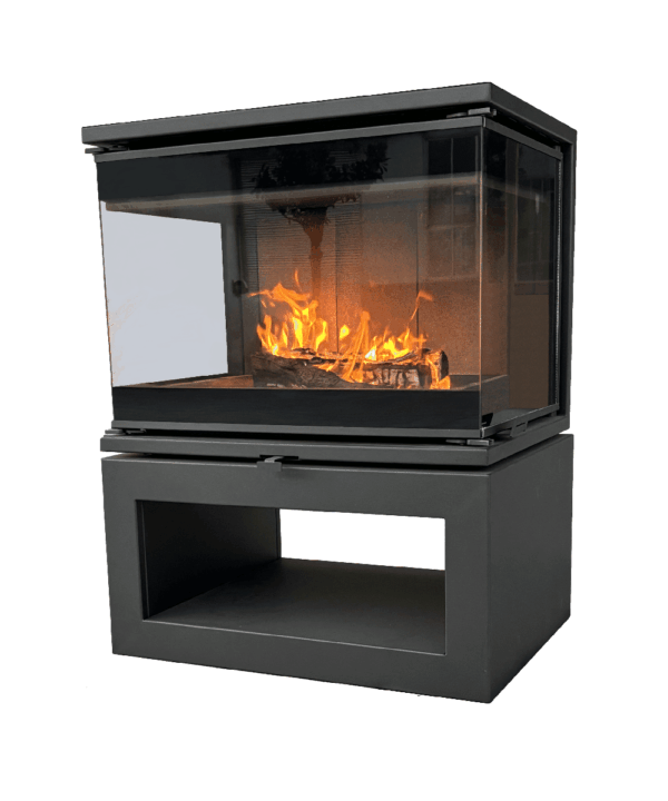 FLAMM PEN 780 on Stand – Closed Combustion Freestanding Fireplace