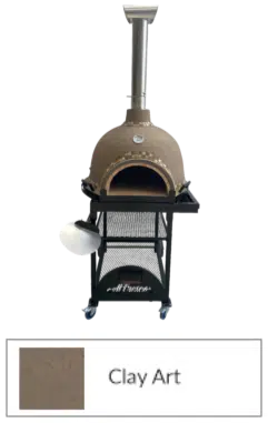 Al Fresco Grande - Wood-fire Pizza Oven (optional Mobile Stand) - Clay Art - Image 5