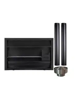 Jetmaster 1200 Entertainer Built-in (with 2.4m Flue and Storm Cowl)