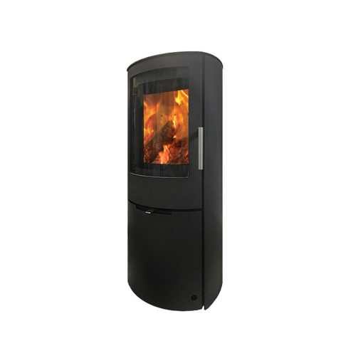 Jydepejsen-–-Mido-Steel-Black---Closed-combustion-Fireplace