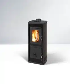 Thorma – VERONA TOP OUTLET BLACK Closed Combustion Fireplace
