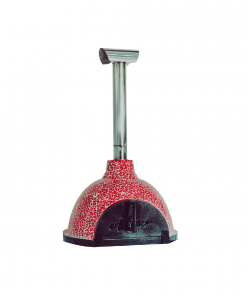 Al Fresco Magnifique - Wood-fire Mosaic Pizza Oven (1-2 pizzas) (optional Mobile Stand) - Plain Freestyle Design
