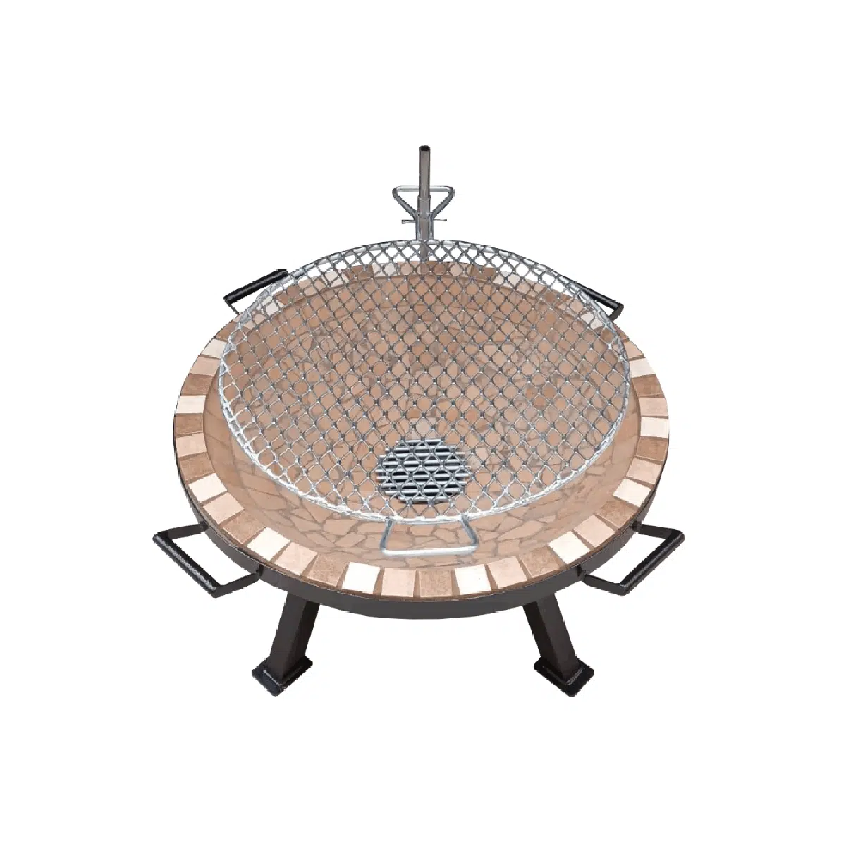 Al Fresco Fire Pit with Fire Braai Grid (Wood/Charcoal) - Image 2
