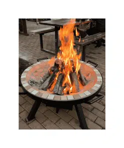 Al Fresco Fire Pit with Fire Braai Grid (Wood/Charcoal)