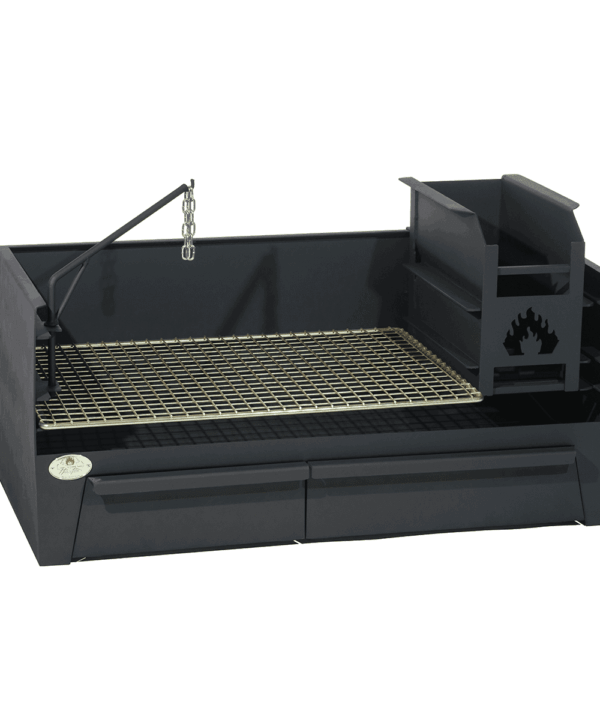 Homefires 1000 Table with ash lid and Drawers freestanding Braai