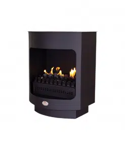 HomeFires Maluti Freestanding 650 Firebox Vent Free Fireplace with Gas Grate