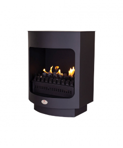 HomeFires Maluti Freestanding 650 Firebox Vent Free Fireplace with Gas Grate