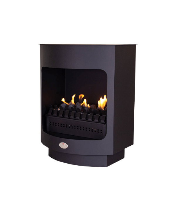 HomeFires Maluti Freestanding 650 Firebox Vent Free Fireplace with Gas Grate
