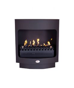 HomeFires Maluti Freestanding 760 Firebox Vent Free Fireplace with Gas Grate