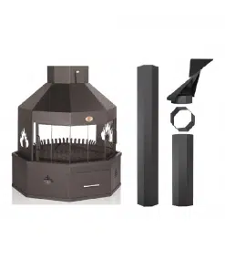 HomeFires 1000 Alpine Octagonal Unit