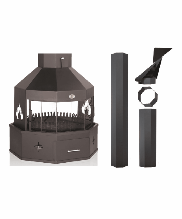 HomeFires 1000 Alpine Octagonal Unit