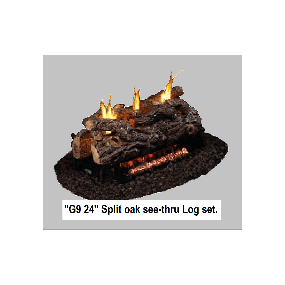 HomeFires Freestanding Maluti 760 Firebox Double Sided Vent Free Fireplace - Image 2