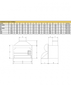 Homefires 800 (deep) EconoMaster Built-in Braai - Image 2