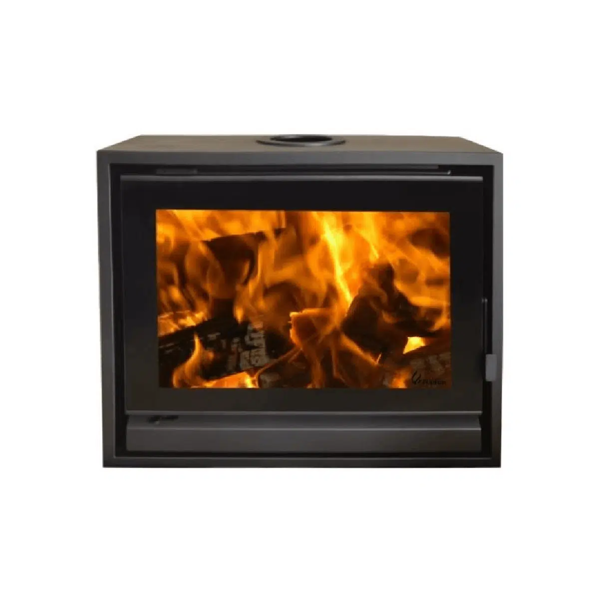 FLAMM 605 with Log Base – Closed Combustion Freestanding Fireplace - Image 2