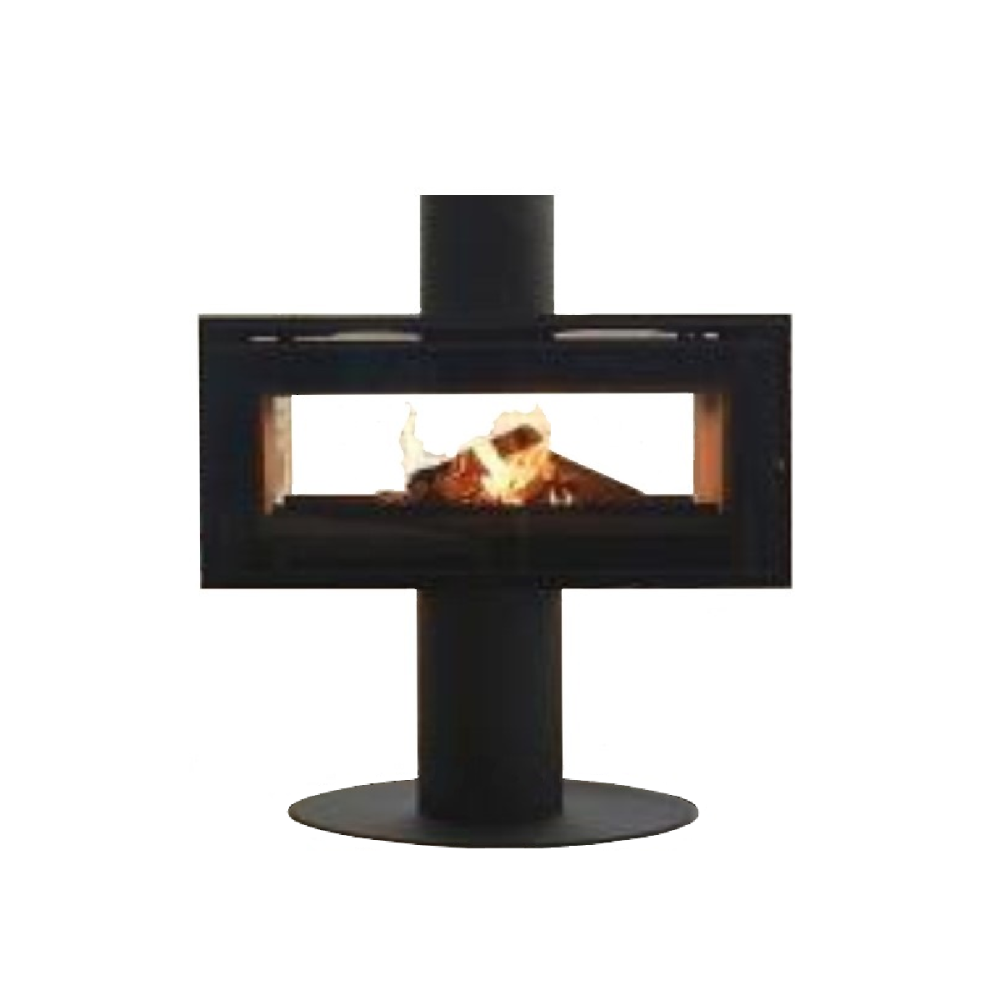 FLAMM A2 Closed Combustion Freestanding Fireplace Braai Culture