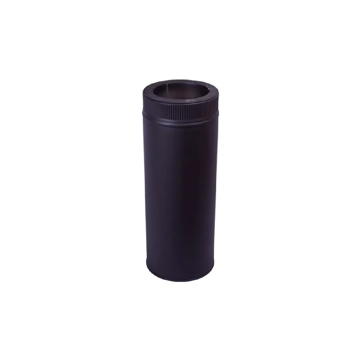 Homefires 125/185 mm Pipe 550 mm Long Black Insulated