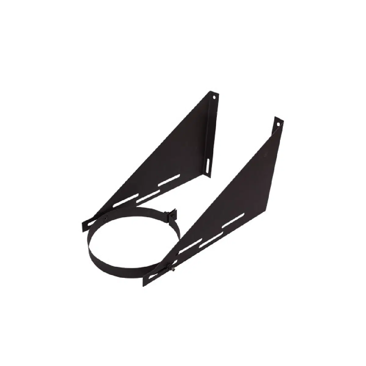 Homefires 150/210 mm Support Bracket Triangle Large Black