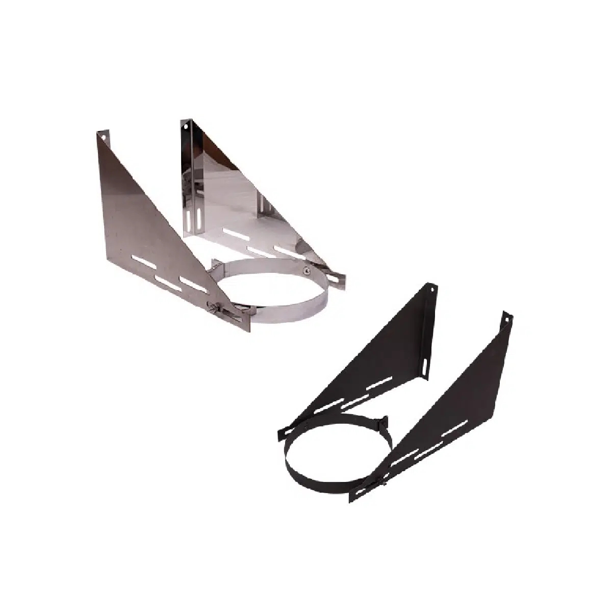 Homefires 125 mm Pipe 300 mm Long Black Single Wall - Image 3