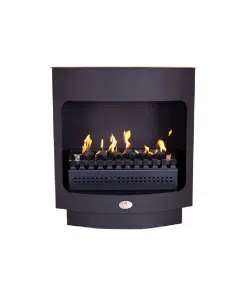 HomeFires Maluti Freestanding 760 Firebox Vent Free Fireplace with Gas Grate