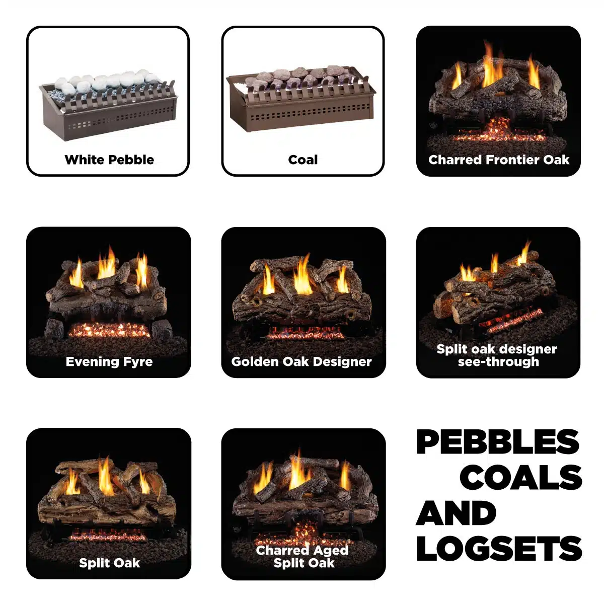 HomeFires Freestanding Maluti 760 Firebox Vent Free Fireplace (Side Glass) - Image 2