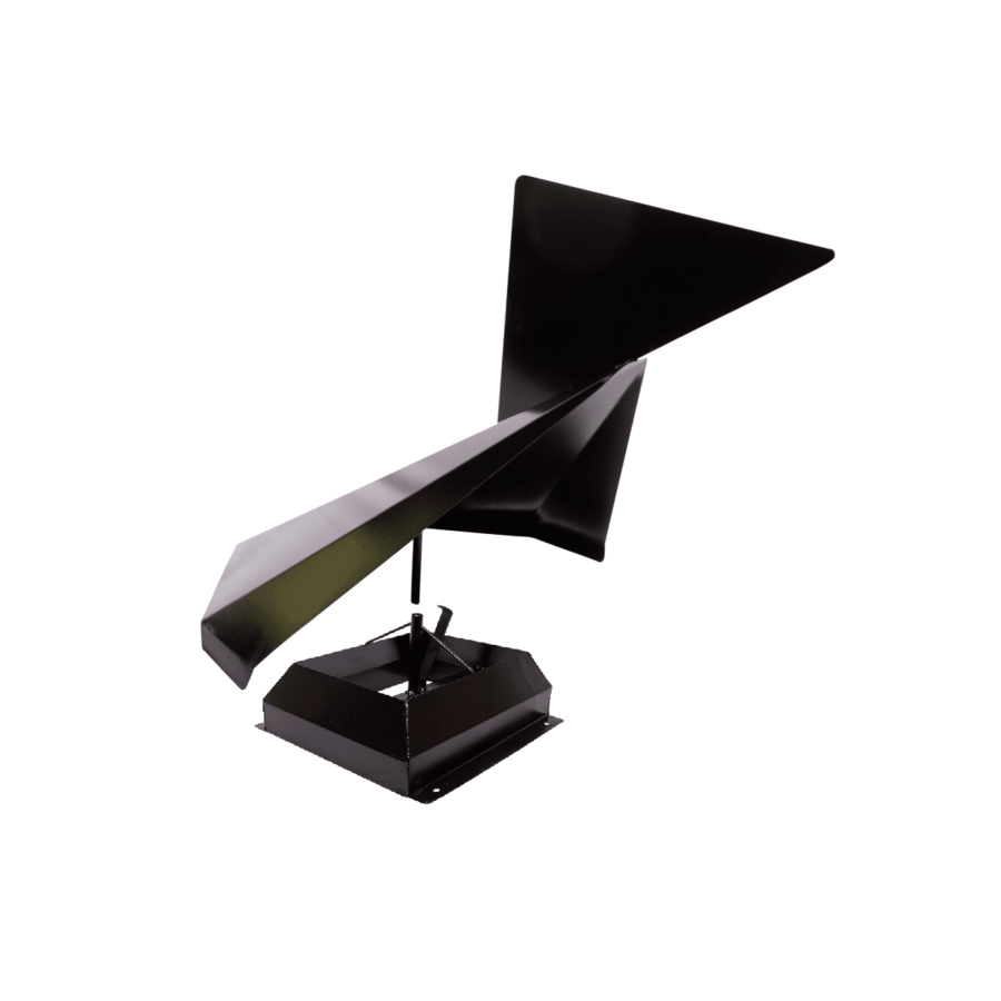 Homefires Jumbo ROTATING COWL and 600 x 500 Bolt-on Base