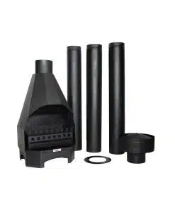 Jetmaster Mynx 7-50 FS (Freestanding) LPG GAS Fireplace with Storm Cowl - Bundle deal - Save!