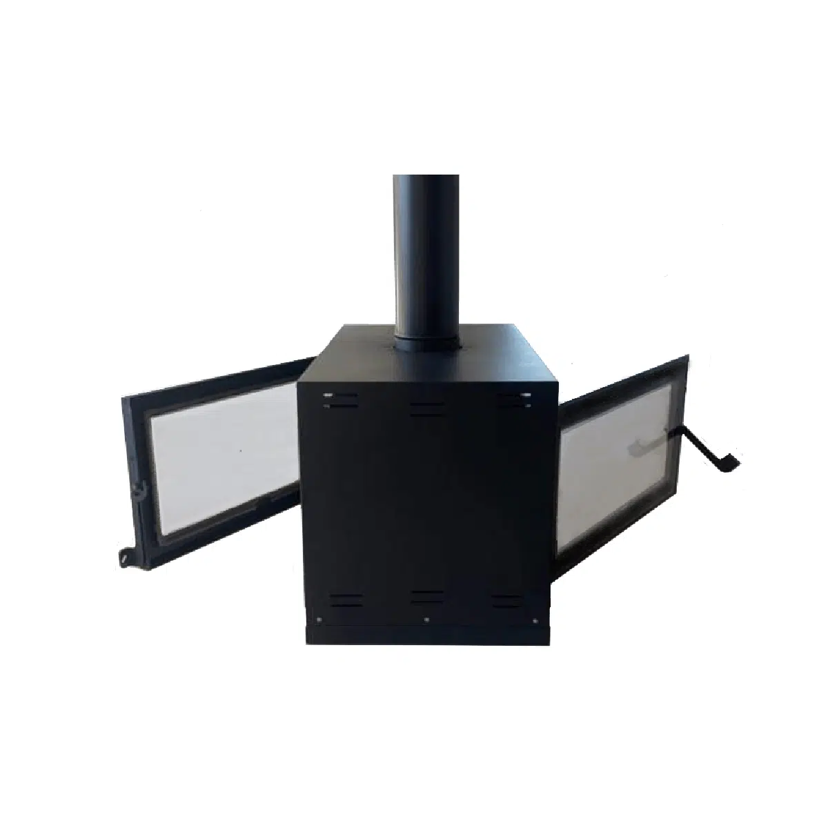 Jetmaster FIRESCAPE 1060 Slow Combustion Double Sided Freestanding Fireplace without Log Box - Image 3