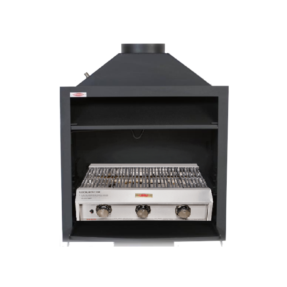 Jetmaster 700 Entertainer (Cut for Gas) Built-in Braai - Braai Culture