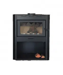 Jetmaster Firescape 760 Slow combustion Single Sided Freestanding Fireplace