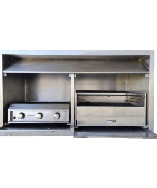 Jetmaster 1500 Professional Dual Built-in Braai SS