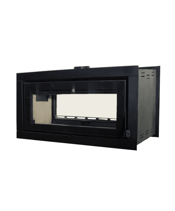 Jetmaster FIRESCAPE 1060 Slow Combustion Double Sided Freestanding Fireplace without Log Box