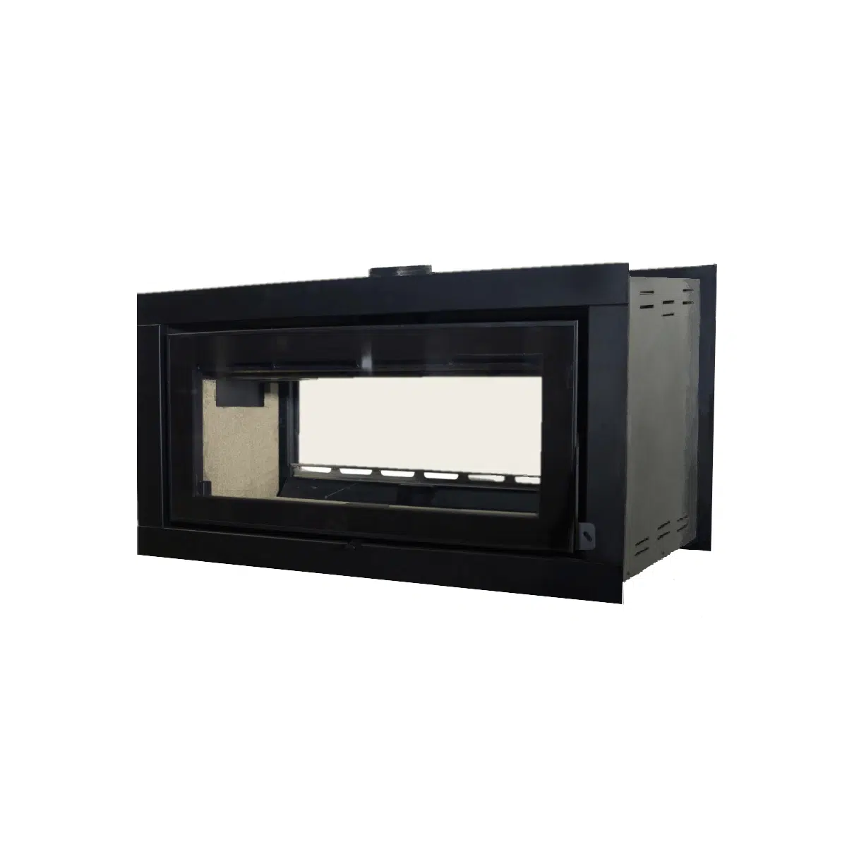 Jetmaster FIRESCAPE 1060 Slow Combustion Double Sided Freestanding Fireplace without Log Box