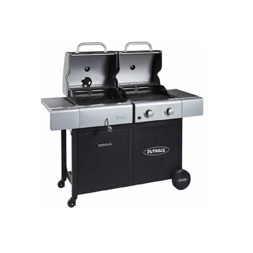 Outback DUAL FUEL Braai 2 burners Gas/Charcoal Braai Culture