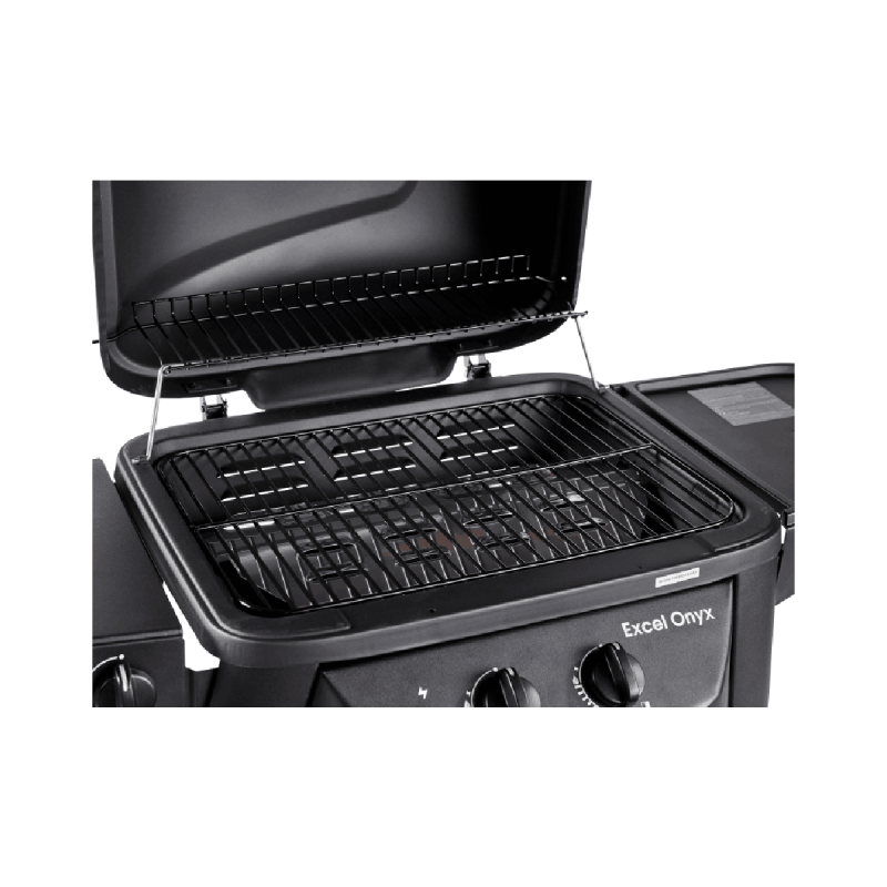 Outback Excel Onyx With Warming Rack 2 Burners Gas Braai Culture 6374