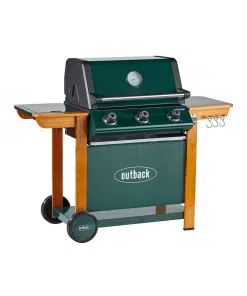 Outback RANGER Hybrid Multi-Cooking Surface Braai - 3 burners - Gas/Briquettes